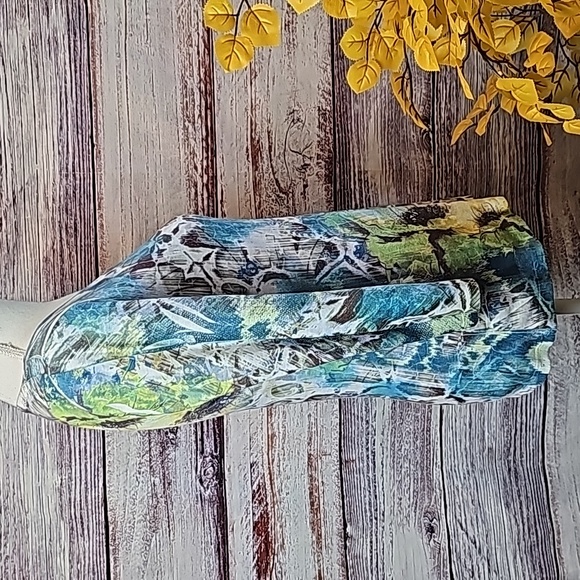 NEW STYLE & CO 3/4 SLEEVE MULTICOLOR PULLOVER TEE - Picture 3 of 12